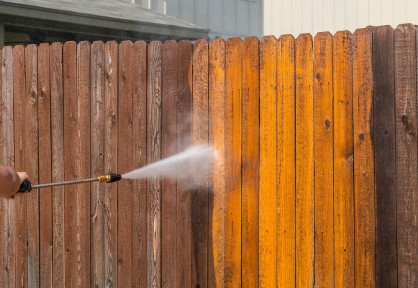Fence Power Washing in Sparks