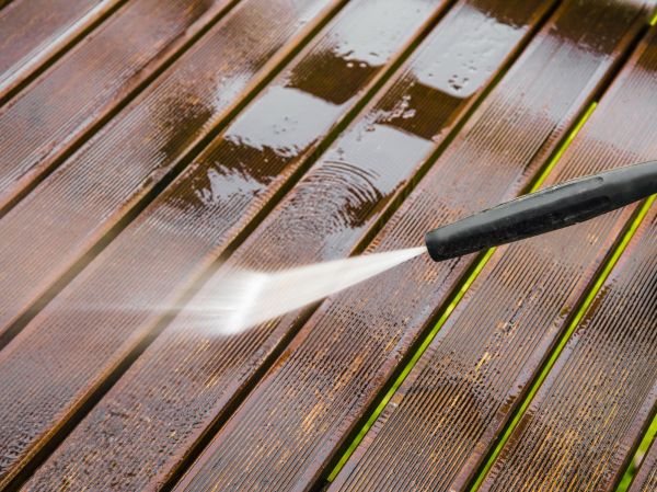 Deck Pressure Washing in Sparks