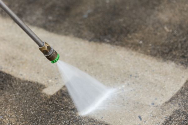 Garage Floor Power Washing in Sparks