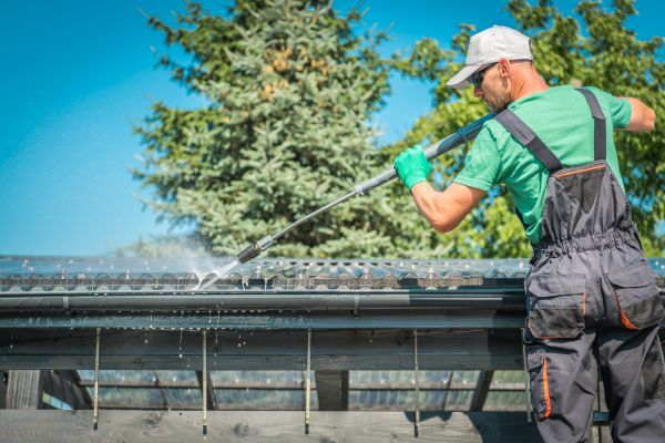 Gutter Power Washing in Sparks