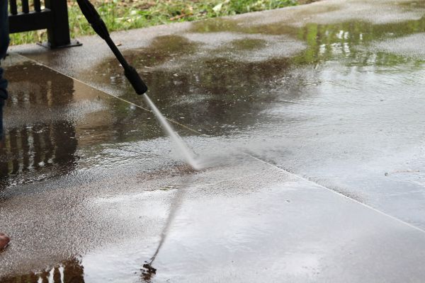 Concrete Deck Cleaning in Sparks