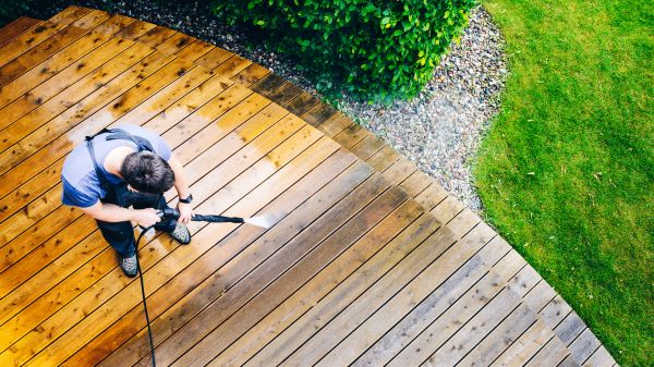Deck Pressure Cleaning in Sparks