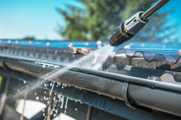Gutter Jet Washing in Sparks