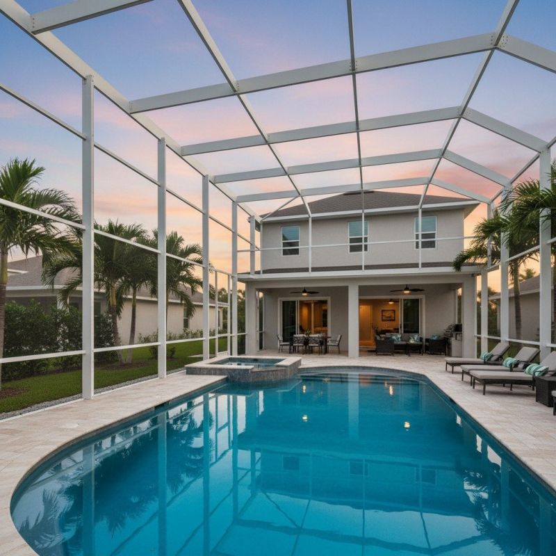 Pool Enclosure Washing